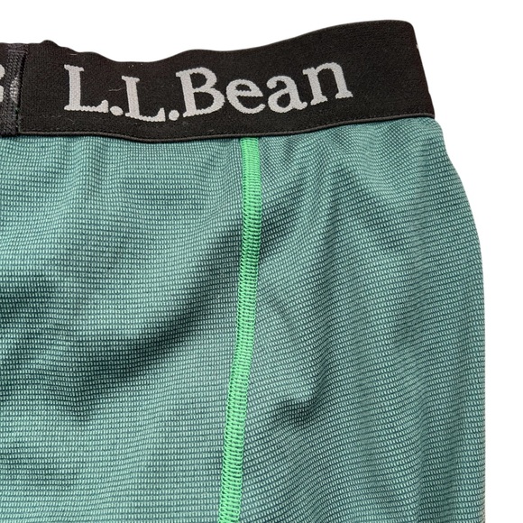 L.L. Bean Men’s Midweight thermal base layer pants green size small - Picture 5 of 5